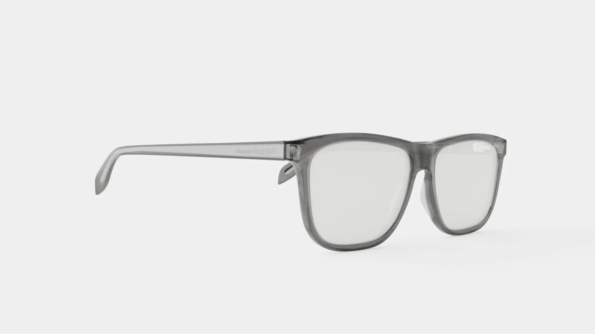 Alexander McQueen - AM0248O 001 Glasses 3D Model .c4d .max .obj .3ds .fbx .stl .blend 