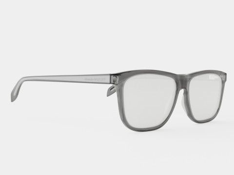 Alexander McQueen - AM0248O 001 Glasses 3Dモデル