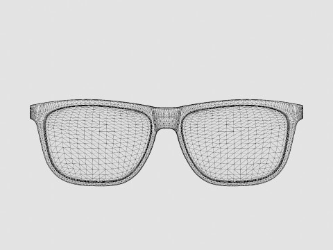 Alexander McQueen - AM0248O 001 Glasses Modèle 3D
