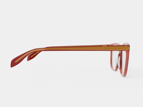 Alexander McQueen - AM0248O 004 Glasses Modelo 3D