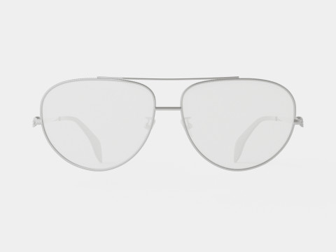 Alexander McQueen - AM0260O 002 Glasses Modèle 3D