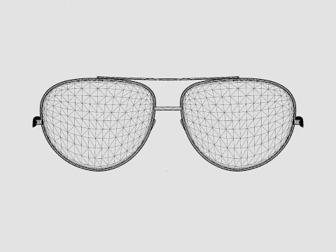 Alexander McQueen - AM0260O 002 Glasses Modèle 3D