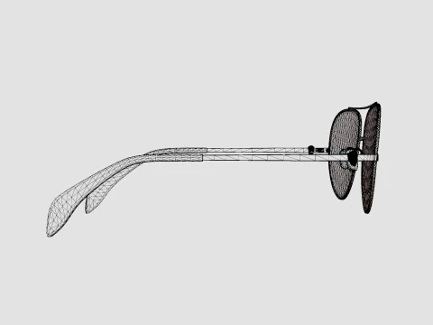 Alexander McQueen - AM0260O 002 Glasses 3D Model