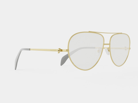 Alexander McQueen - AM0260O 003 Glasses 3Dモデル