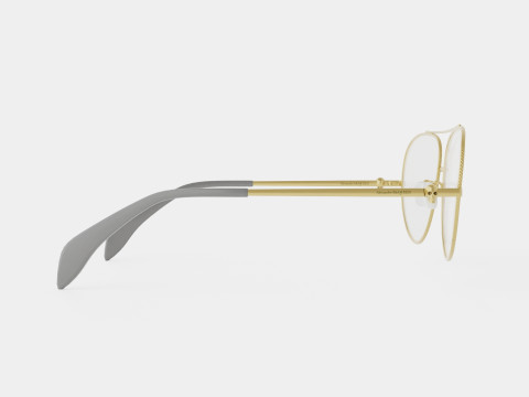 Alexander McQueen - AM0260O 003 Glasses Modèle 3D