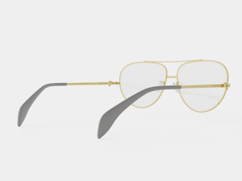 Alexander McQueen - AM0260O 003 Glasses Modèle 3D
