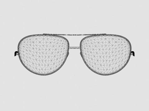 Alexander McQueen - AM0260O 003 Glasses Modèle 3D