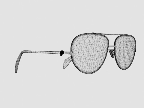 Alexander McQueen - AM0260O 003 Glasses Modèle 3D