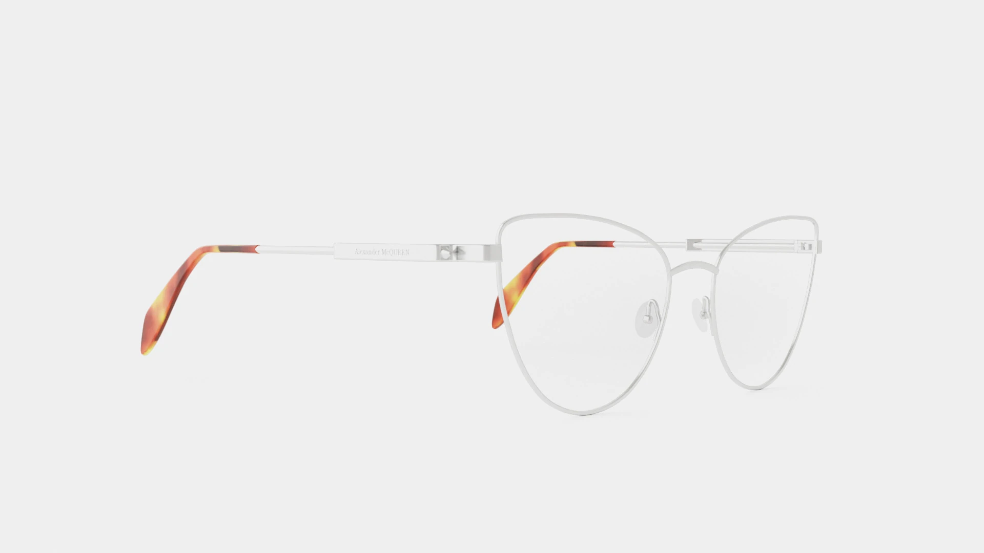 Alexander McQueen - AM0268O 003 Glasses 3D Model .c4d .max .obj .3ds .fbx .stl .blend 