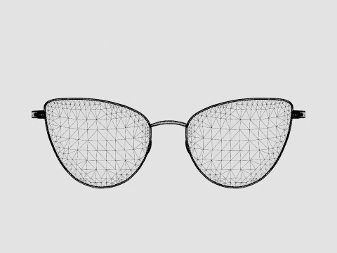 Alexander McQueen - AM0268O 003 Glasses 3D Model