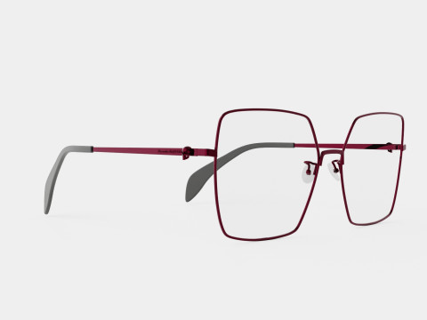 Alexander McQueen - AM0276O 002 Glasses 3Dモデル