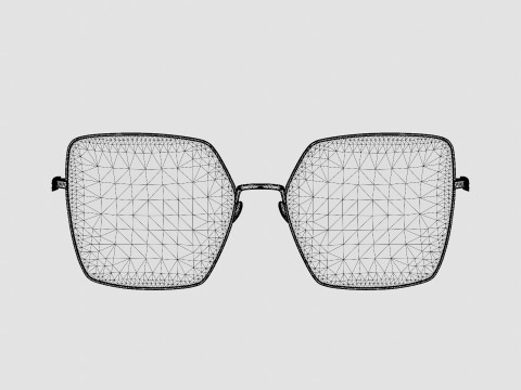 Alexander McQueen - AM0276O 002 Glasses 3D 모델