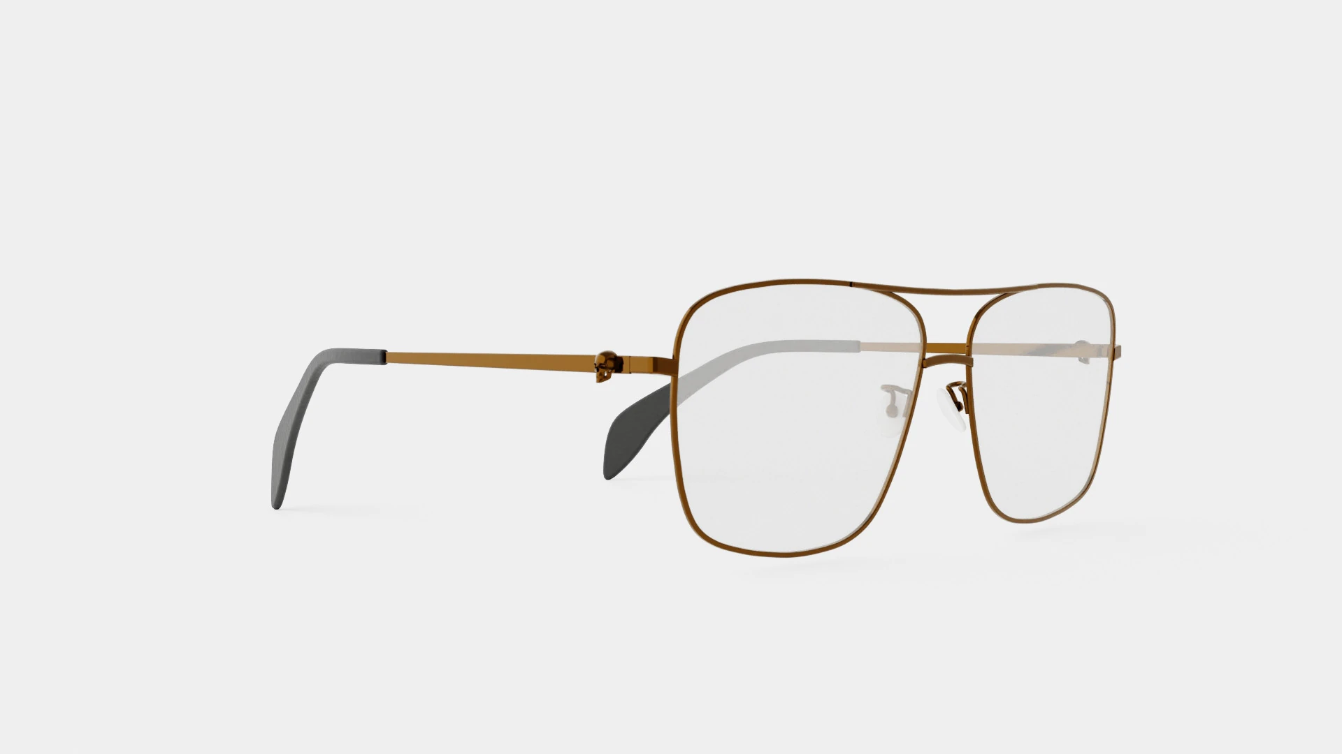 Alexander McQueen - AM0277O 002 5814 Glasses 3D Model .c4d .max .obj .3ds .fbx .stl .blend