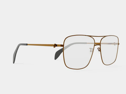 Alexander McQueen - AM0277O 002 5814 Glasses 3D Model
