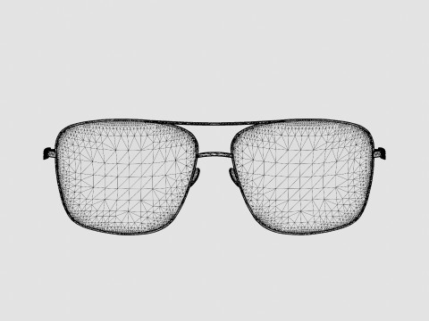 Alexander McQueen - AM0277O 002 5814 Glasses Modèle 3D