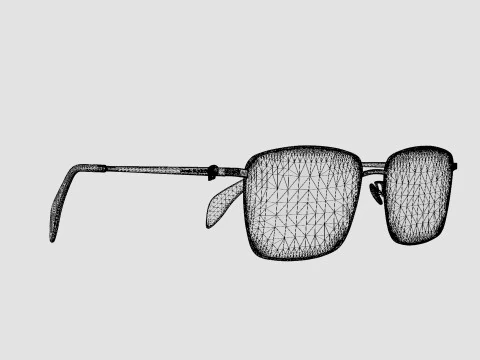 Alexander McQueen - AM0278O 001 Glasses 3D Model