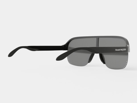 Alexander McQueen - AM0294SA 001 Sport Glasses Model 3D