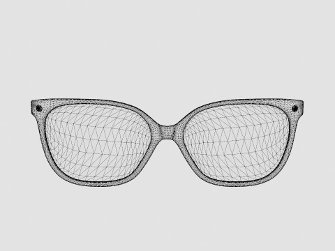 Alexander Mcqueen - AM0188S 003 Sunglasses Modèle 3D