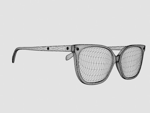 Alexander Mcqueen - AM0188S 003 Sunglasses Modèle 3D
