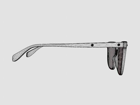 Alexander Mcqueen - AM0188S 003 Sunglasses Modèle 3D