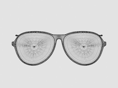Alexander Mcqueen - AM0193S 004 Sunglasses 3D Модель
