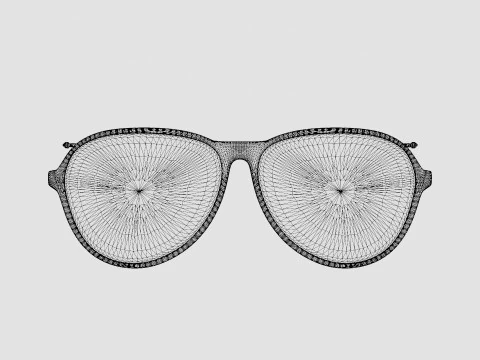 Alexander Mcqueen - AM0193S 004 Sunglasses 3D Model