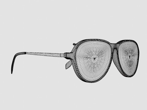 Alexander Mcqueen - AM0193S 004 Sunglasses 3D Модель