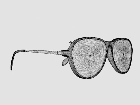 Alexander Mcqueen - AM0193S 004 Sunglasses 3D Model