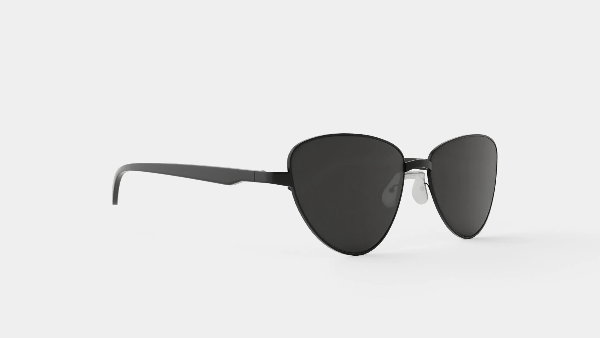 Balenciaga - BB0011S 001 Sunglasses 3D Model .c4d .max .obj .3ds .fbx .stl .blend 