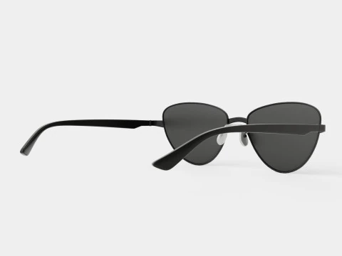 Balenciaga - BB0011S 001 Sunglasses 3D Model