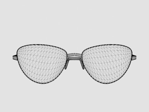 Balenciaga - BB0011S 001 Sunglasses 3D Model