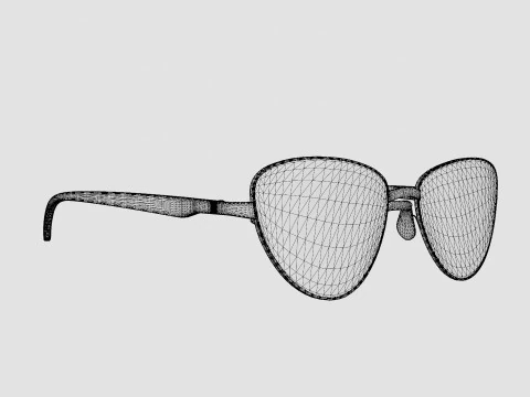 Balenciaga - BB0011S 001 Sunglasses 3D Model