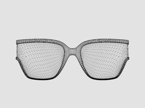 Balenciaga - BB0039S 001 Sunglasses 3D Модель