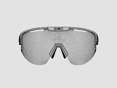 Bliz - Matrix Nordic Light Matt Black Sport Glasses 3D Model