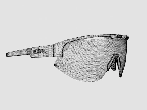 Bliz - Matrix Nordic Light Matt Black Sport Glasses 3D Model
