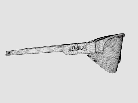 Bliz - Matrix Nordic Light Matt Black Sport Glasses 3D Model