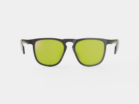 Bliz - Smoke w rose gold multi Ace Rubber Black Sport Glasses Modèle 3D