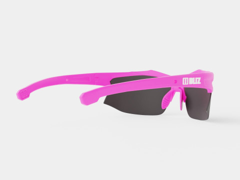Bliz - Smoke w silver mirror Hybrid Small Pink Sport Glasses 3D 모델