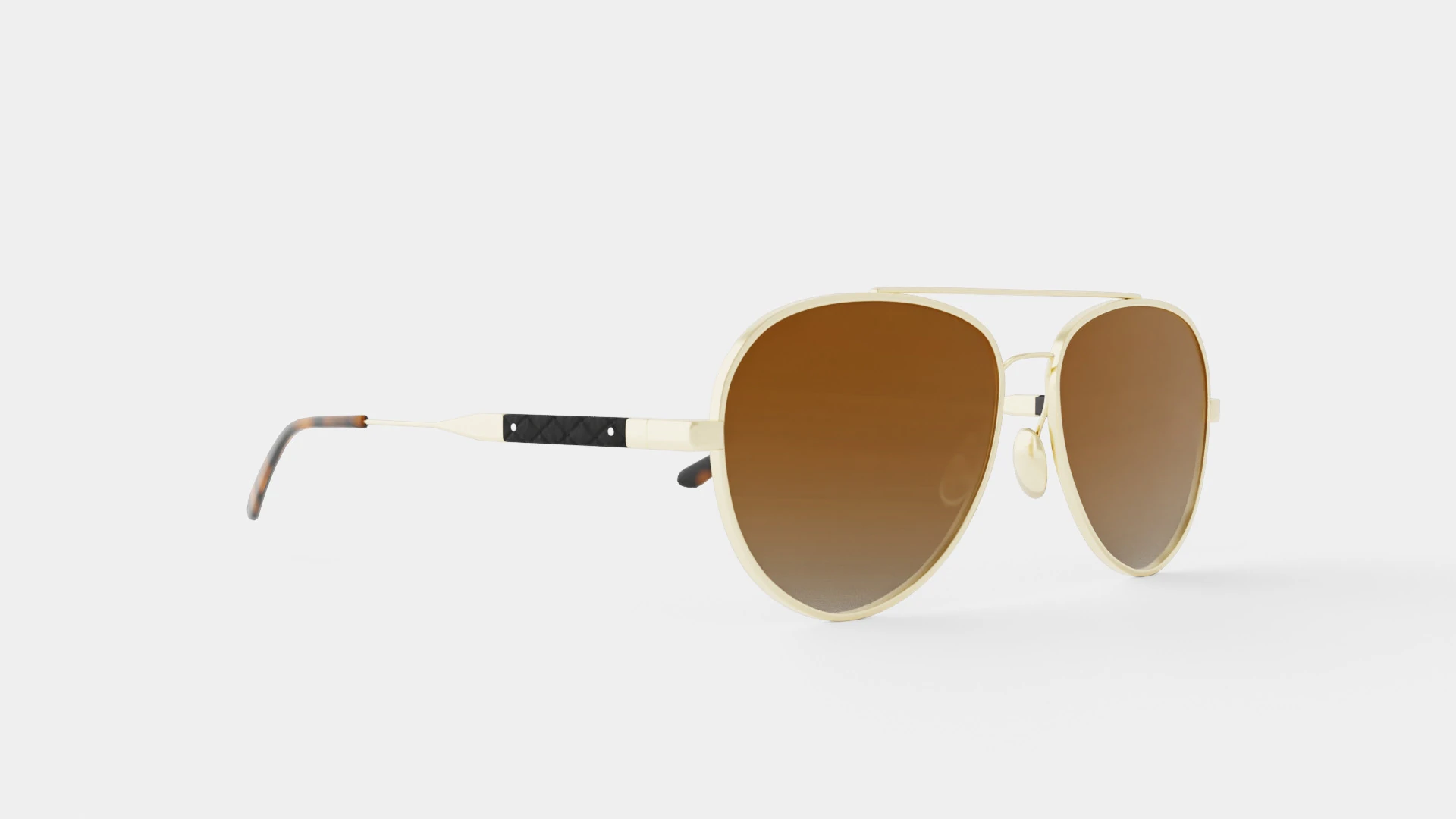 Bottega Veneta - BV0042S 001 Sunglasses 3D Model .c4d .max .obj .3ds .fbx .stl .blend