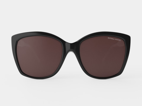 Bottega Veneta - BV0182S 001 Sunglasses 3D-Modell
