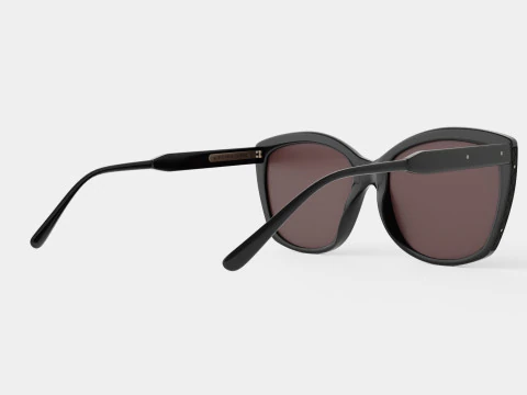 Bottega Veneta - BV0182S 001 Sunglasses 3D Model
