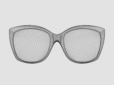 Bottega Veneta - BV0182S 001 Sunglasses 3D-Modell