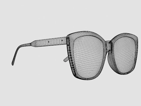 Bottega Veneta - BV0182S 001 Sunglasses 3D Model