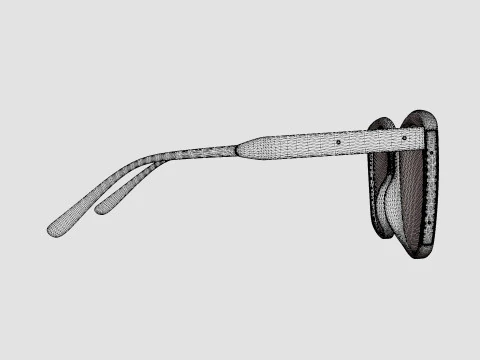 Bottega Veneta - BV0182S 001 Sunglasses 3D Model