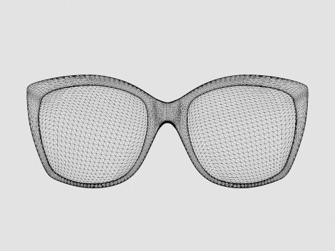 Bottega Veneta - BV0182S 004 Sunglasses 3D-Modell
