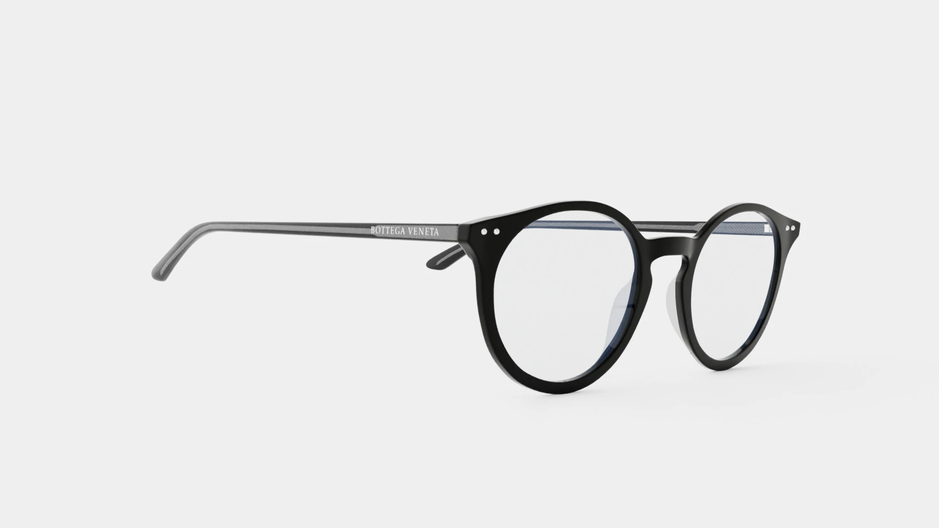 Bottega Veneta - BV0192O 001 Glasses 3D Model .c4d .max .obj .3ds .fbx .stl .blend