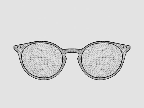 Bottega Veneta - BV0192O 001 Glasses 3D Model