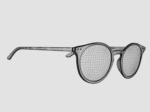 Bottega Veneta - BV0192O 001 Glasses 3D Model