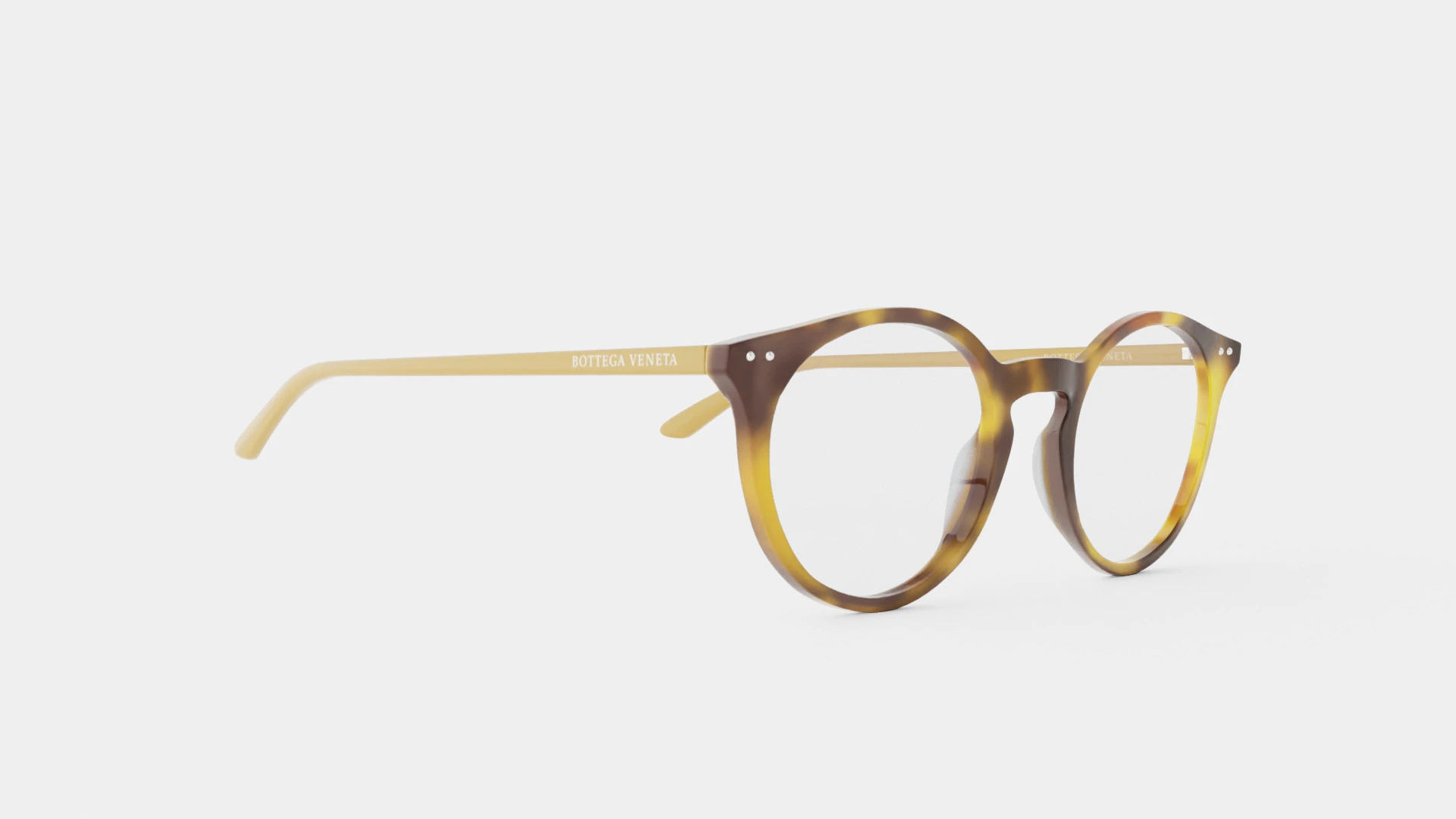 Bottega Veneta - BV0192O 002 Glasses 3D Model .c4d .max .obj .3ds .fbx .stl .blend