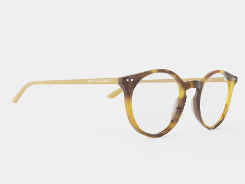 Bottega Veneta - BV0192O 002 Glasses 3Dモデル